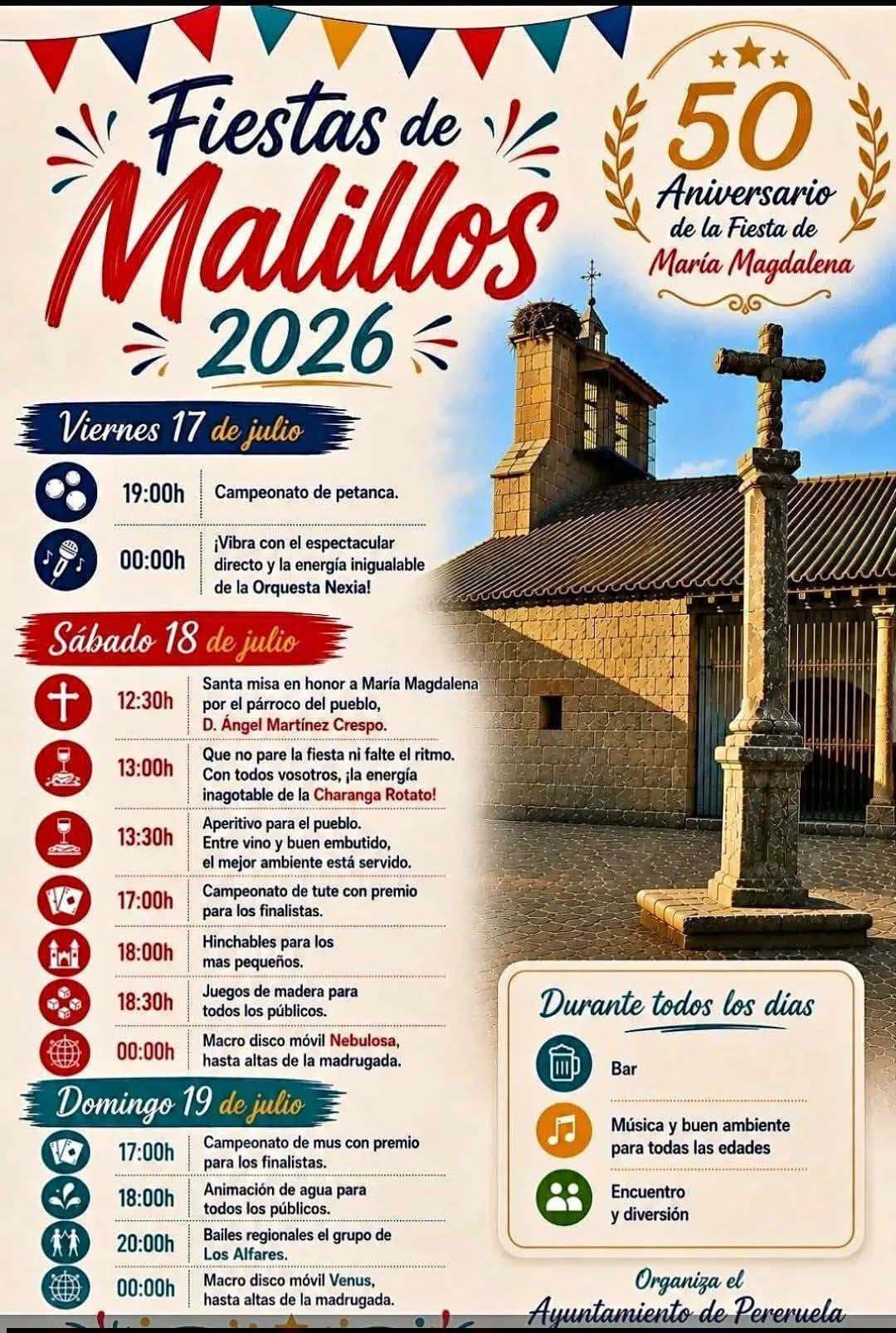 Cartel de las fiestas de Malillos