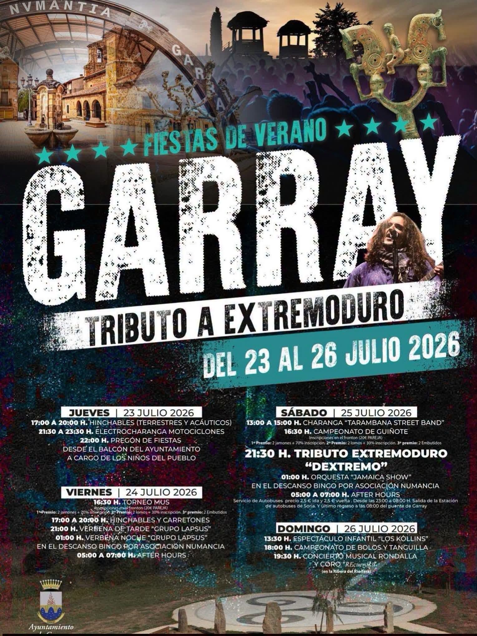 Cartel de las fiestas de Garray