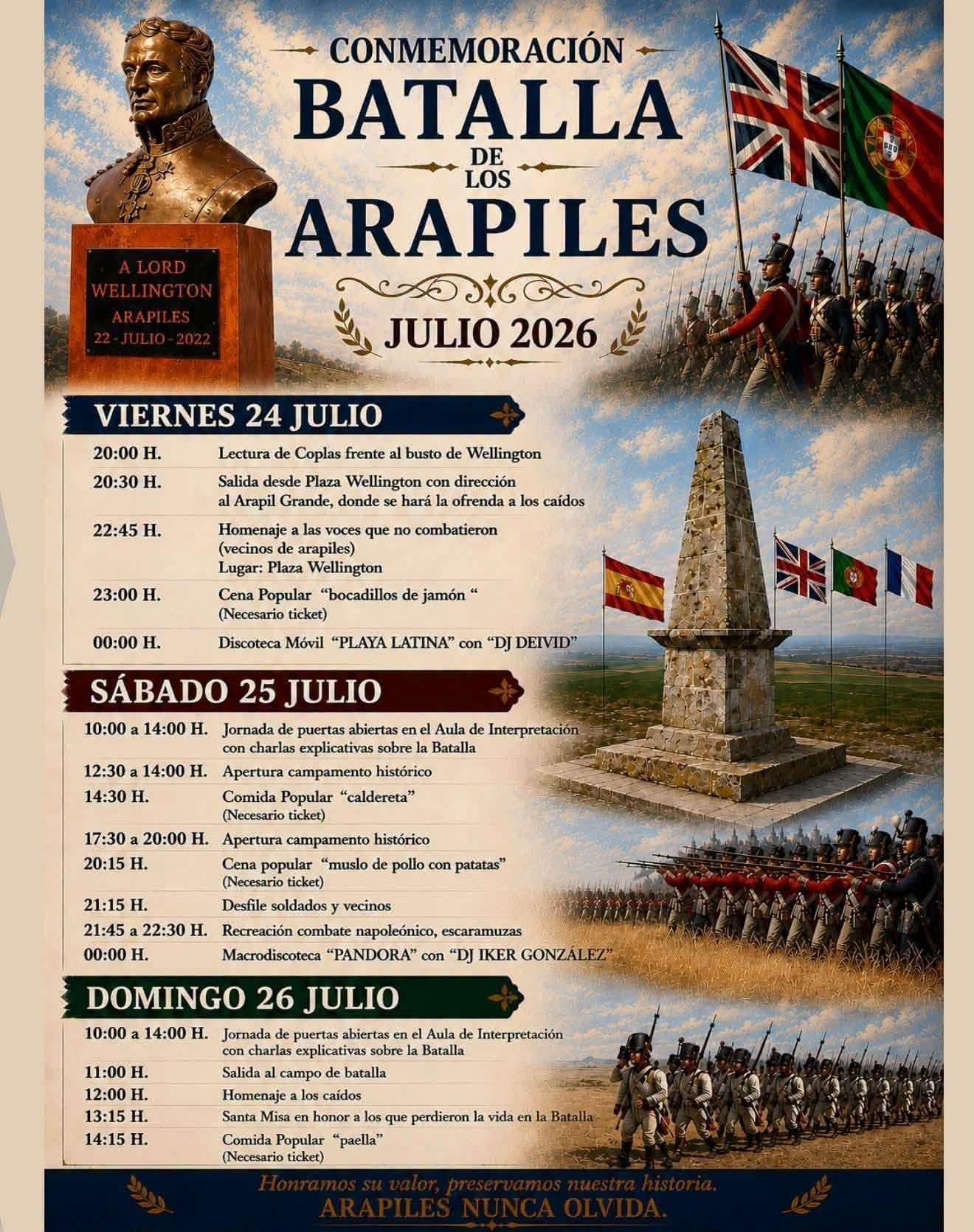 Cartel de las fiestas de Arapiles