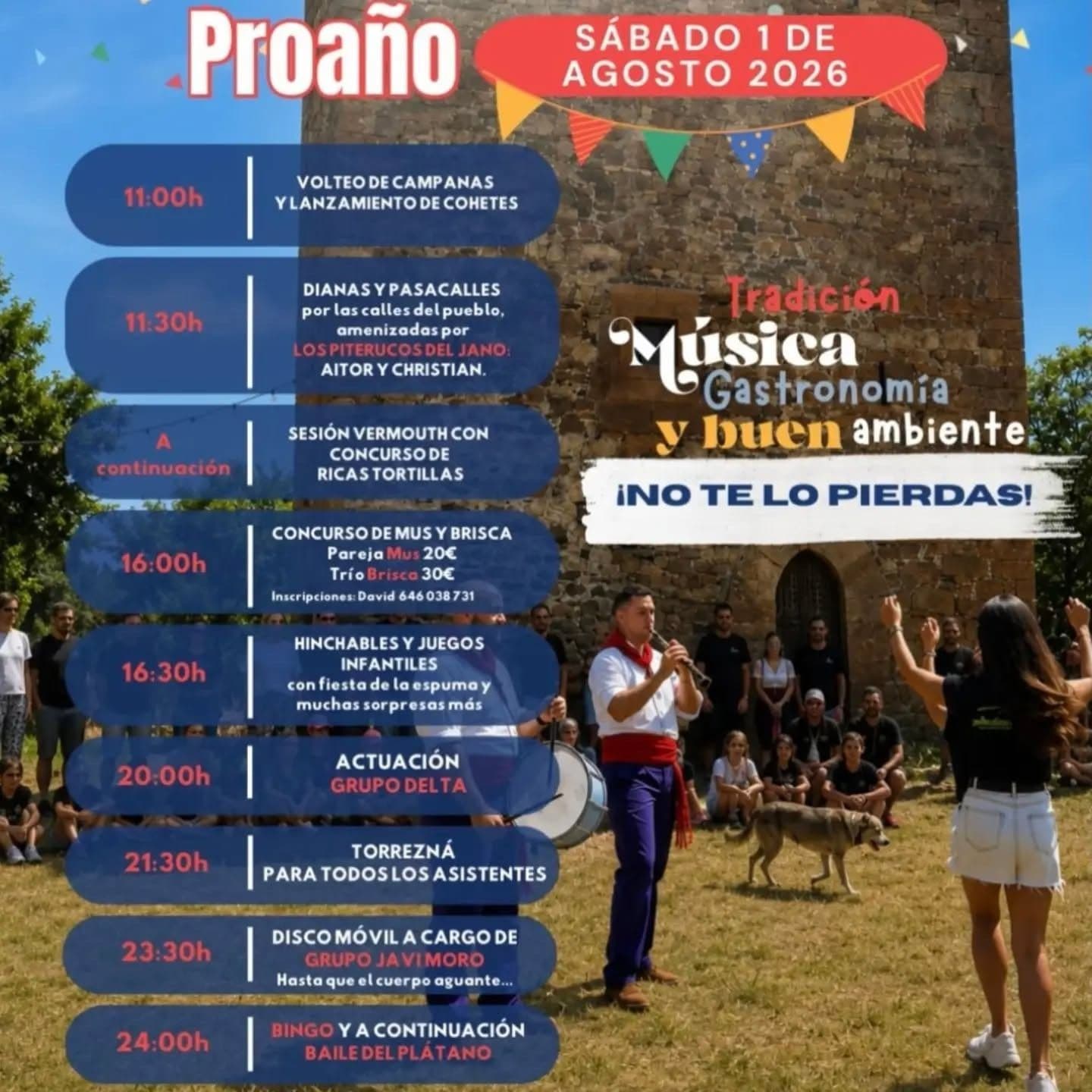 Cartel de las fiestas de Proaño