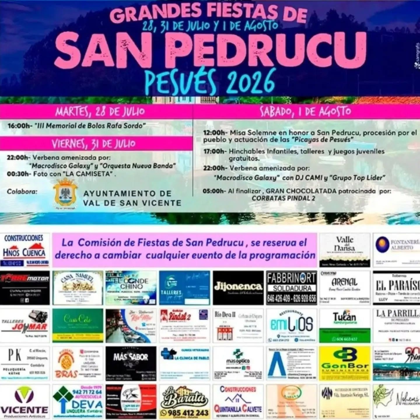 Grandes Fiestas de San Pedrucu