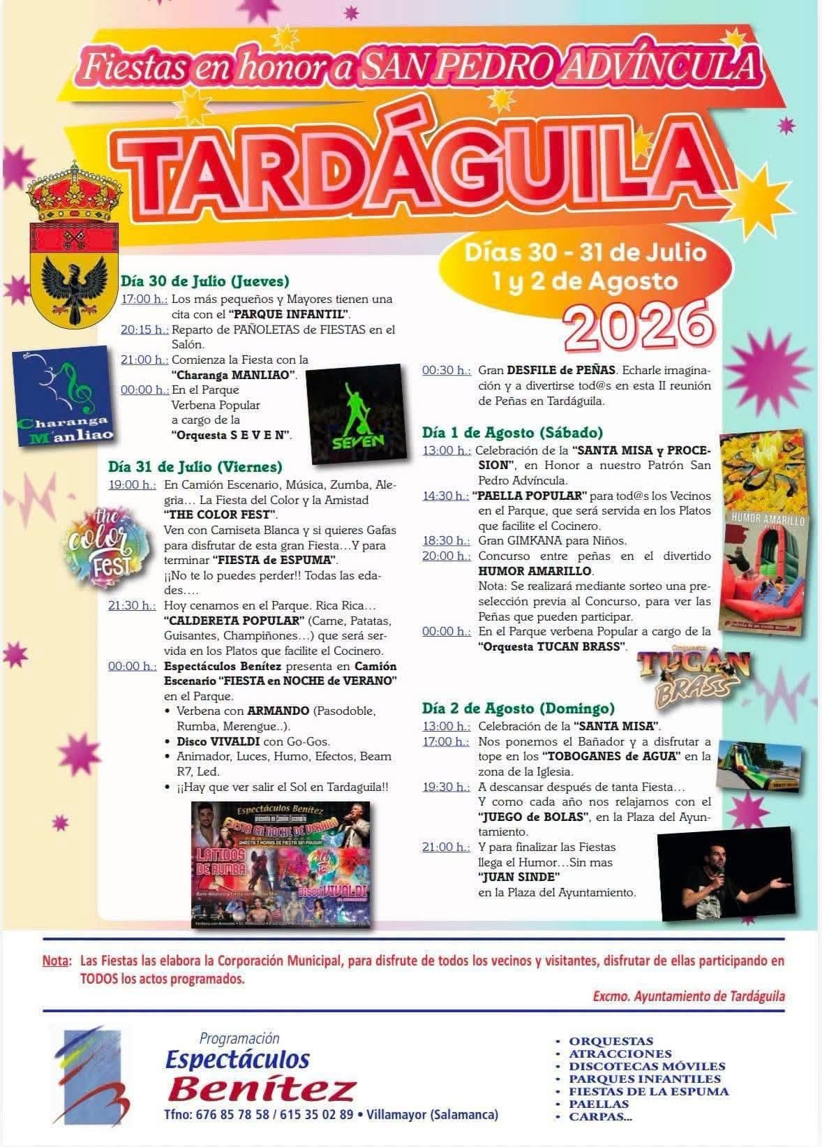 Fiestas en Honor a San Pedro Advíncula