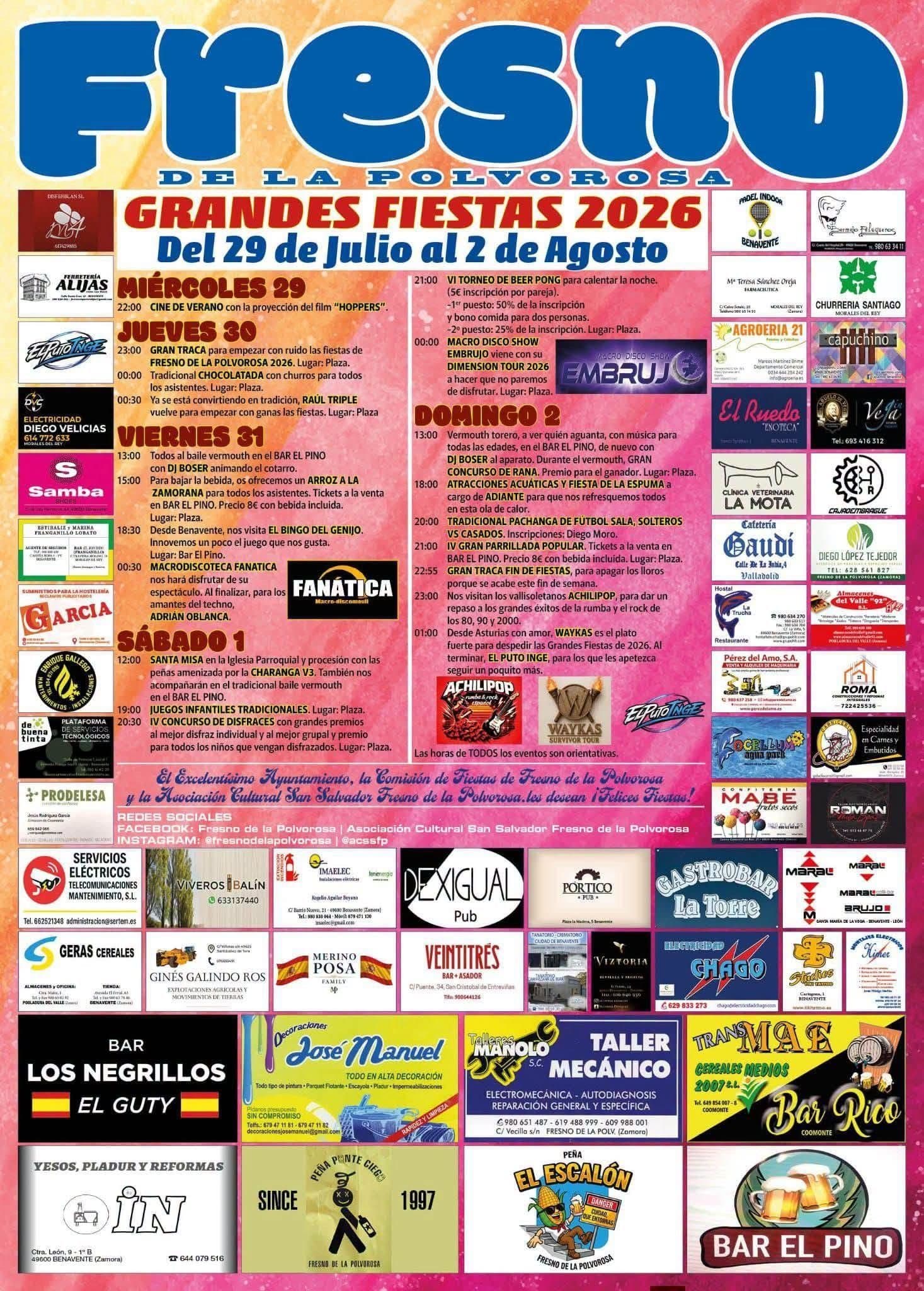Grandes Fiestas 2026