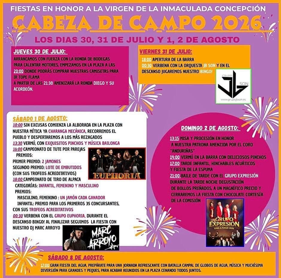Fiestas en Honor a la Virgen de la Inmaculada Concepción