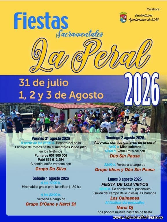 Cartel de las fiestas de La Peral