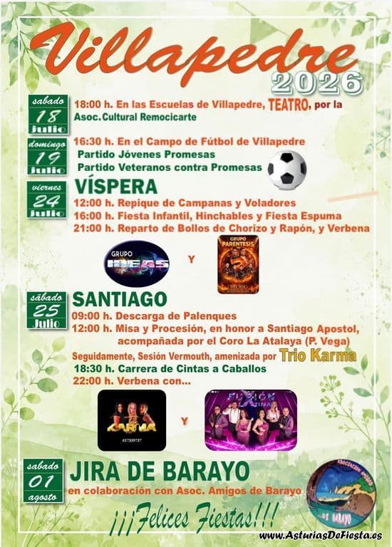 Fiestas de Villapedre