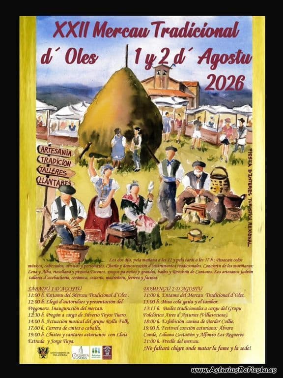 Cartel de las fiestas de Oles