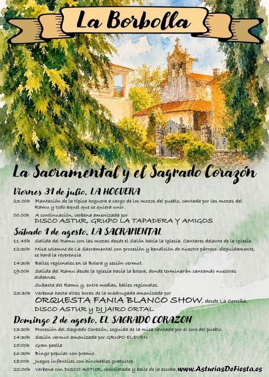 Cartel de las fiestas de La Borbolla