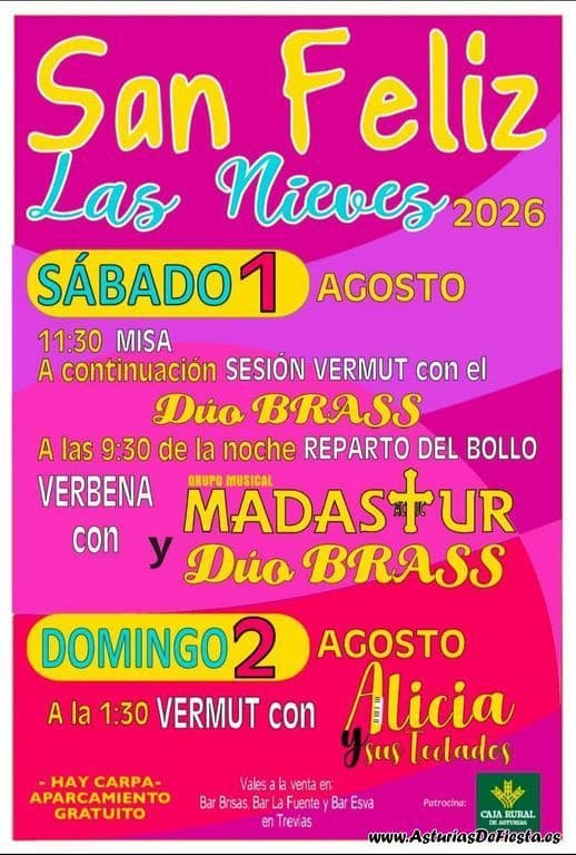 Cartel de las fiestas de San Feliz