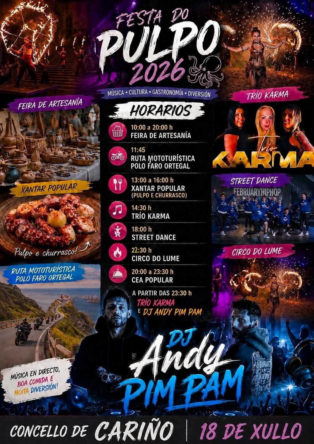 Cartel de Festa do Pulpo