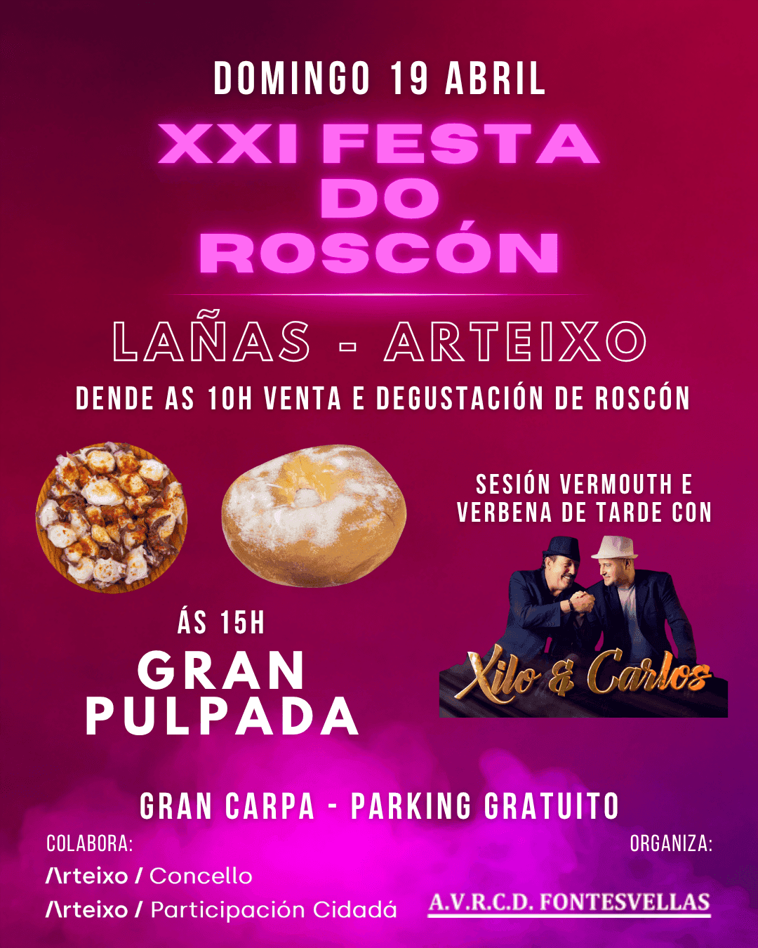 Cartel de XXI Festa do Roscón
