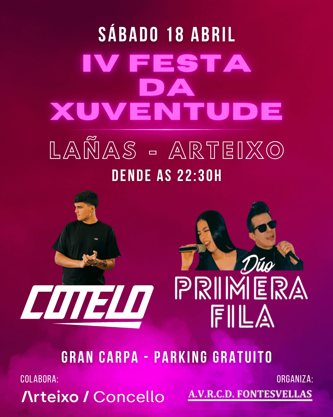 Cartel de IV Festa da Xuventude