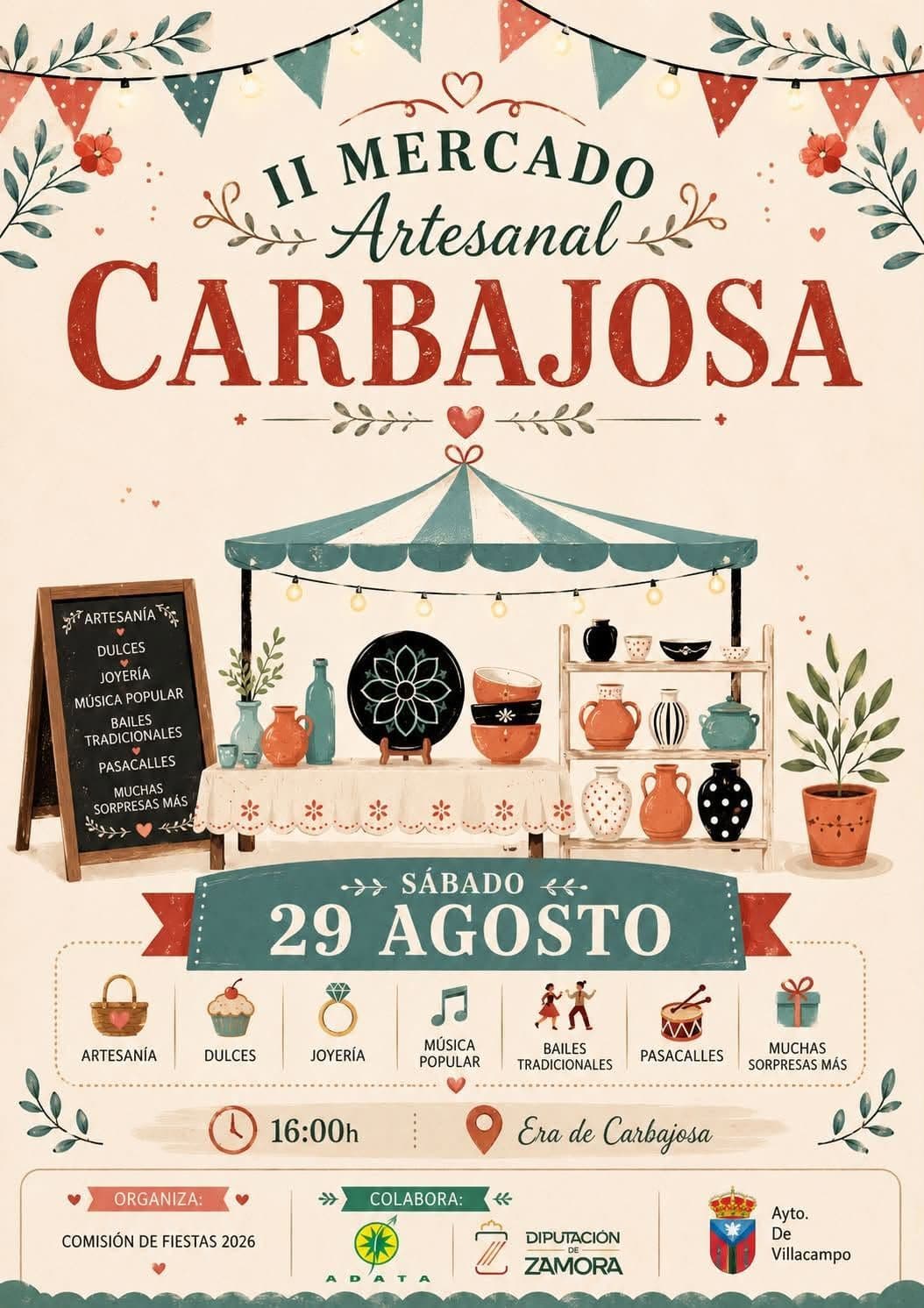 Cartel de II Mercado Artesanal