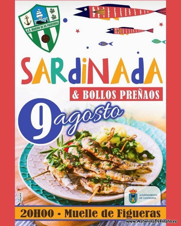 Cartel de Sardinada &amp; Bollos Preñaos