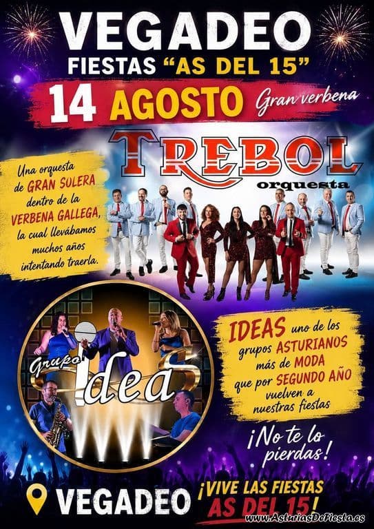 Cartel de Fiestas "As del 15" - Gran Verbena