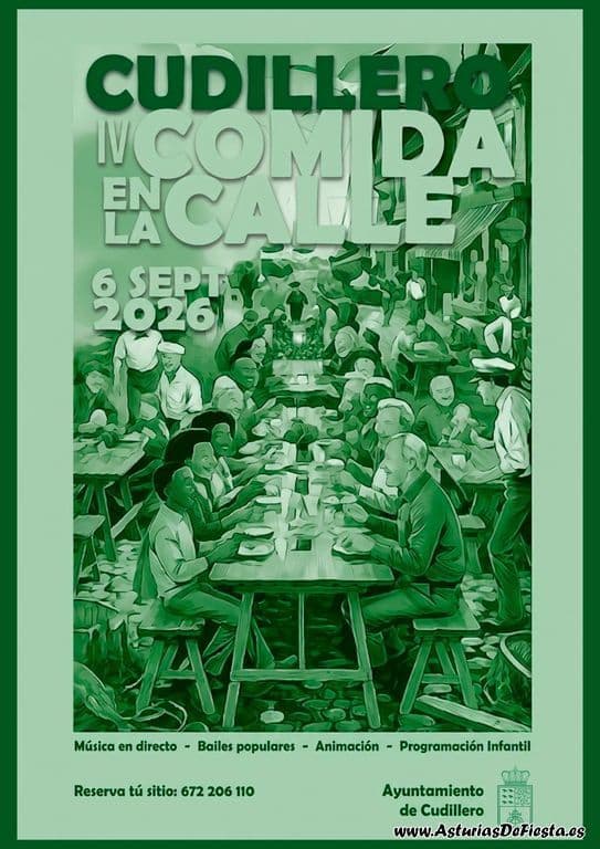 Cartel de IV Comida en la Calle