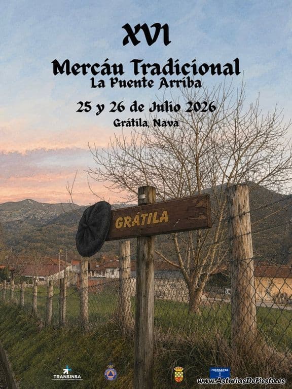 Cartel de XVI Mercáu Tradicional La Puente Arriba